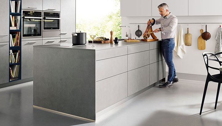 Modern kitchen with island