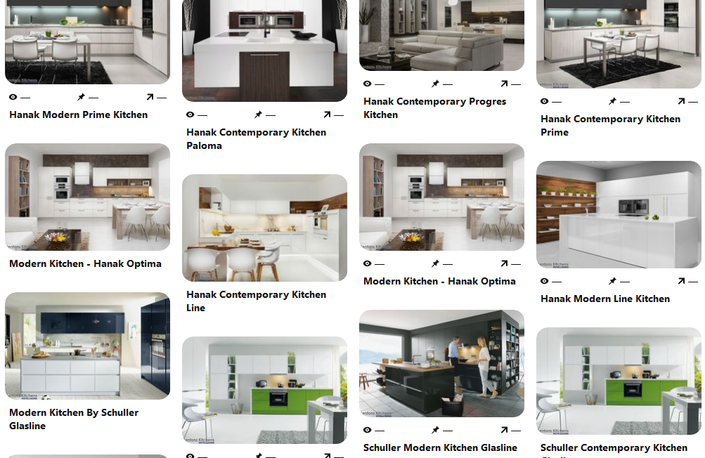 Kitchens Pinterest board